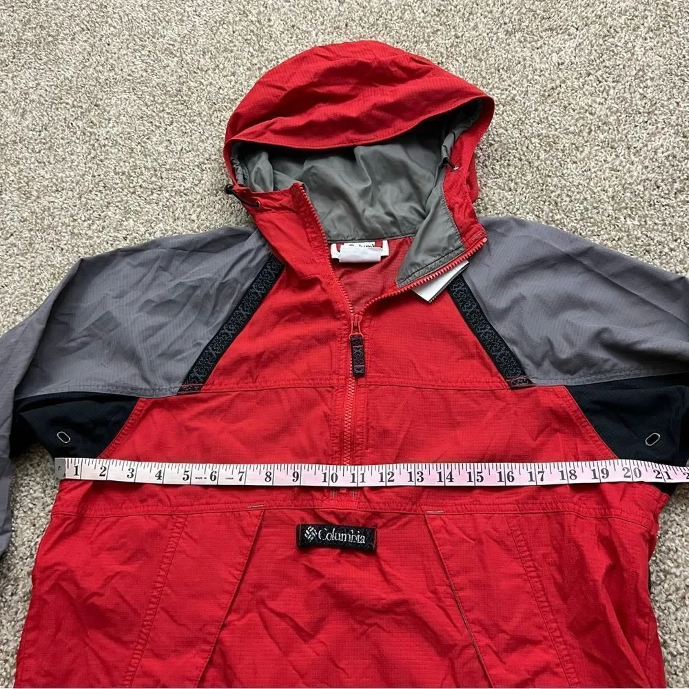 Vintage Columbia Packable Rip Stop Anorak Windbreaker Men's S